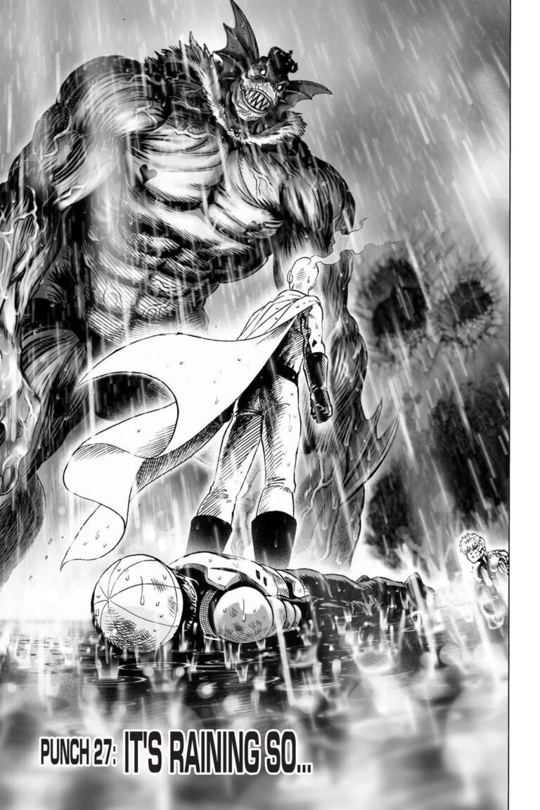 One punch man chapter 28