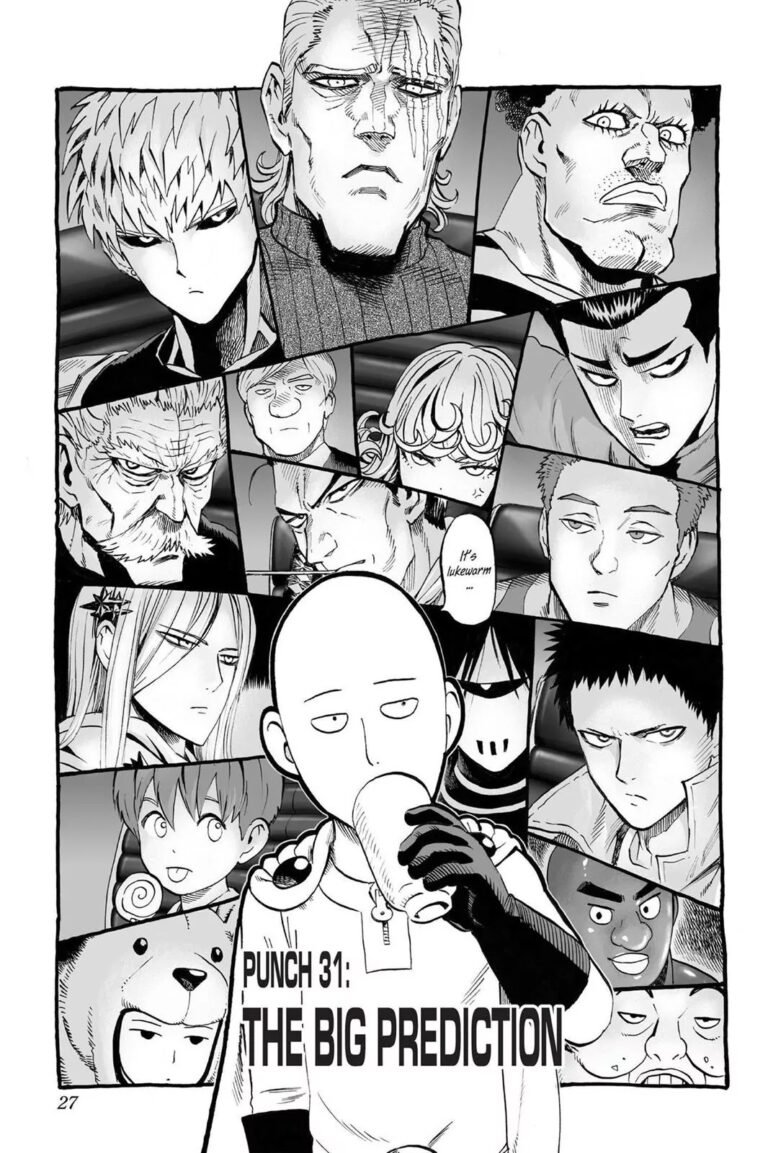 One punch man chapter 31