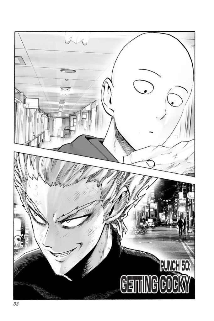 One punch man chapter 50