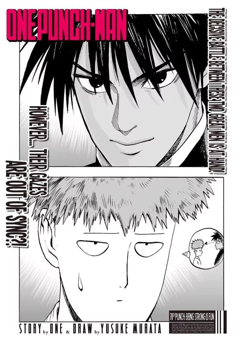 One punch man chapter 70