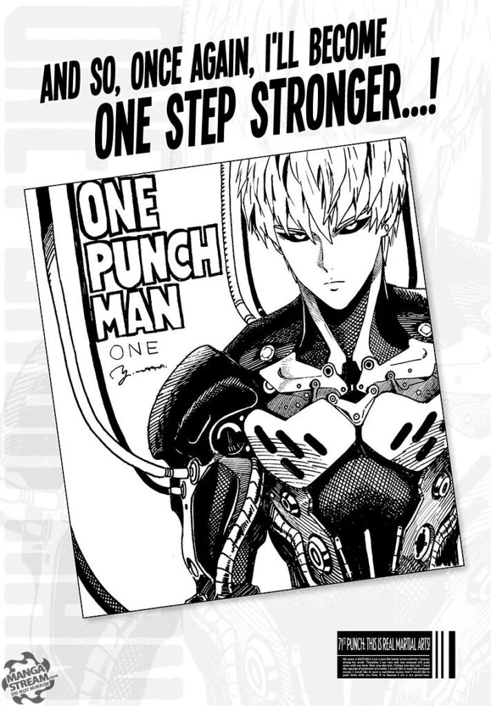 One punch man chapter 71
