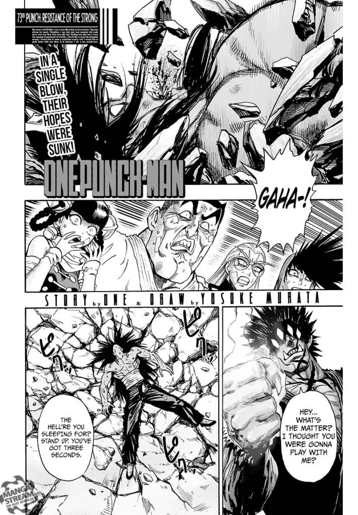 One punch man chapter 73